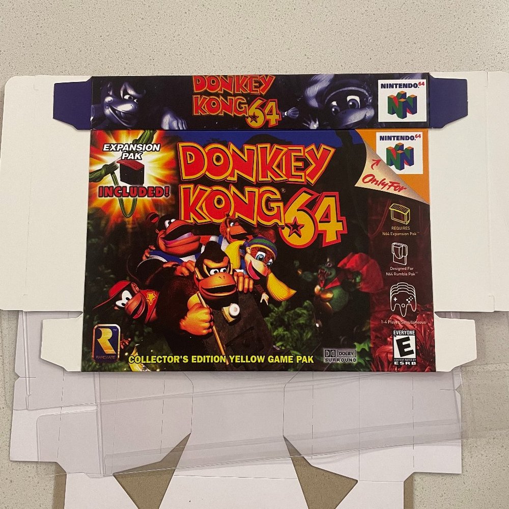 Donkey Kong 64 (NINTENDO 64 N64) Box Only